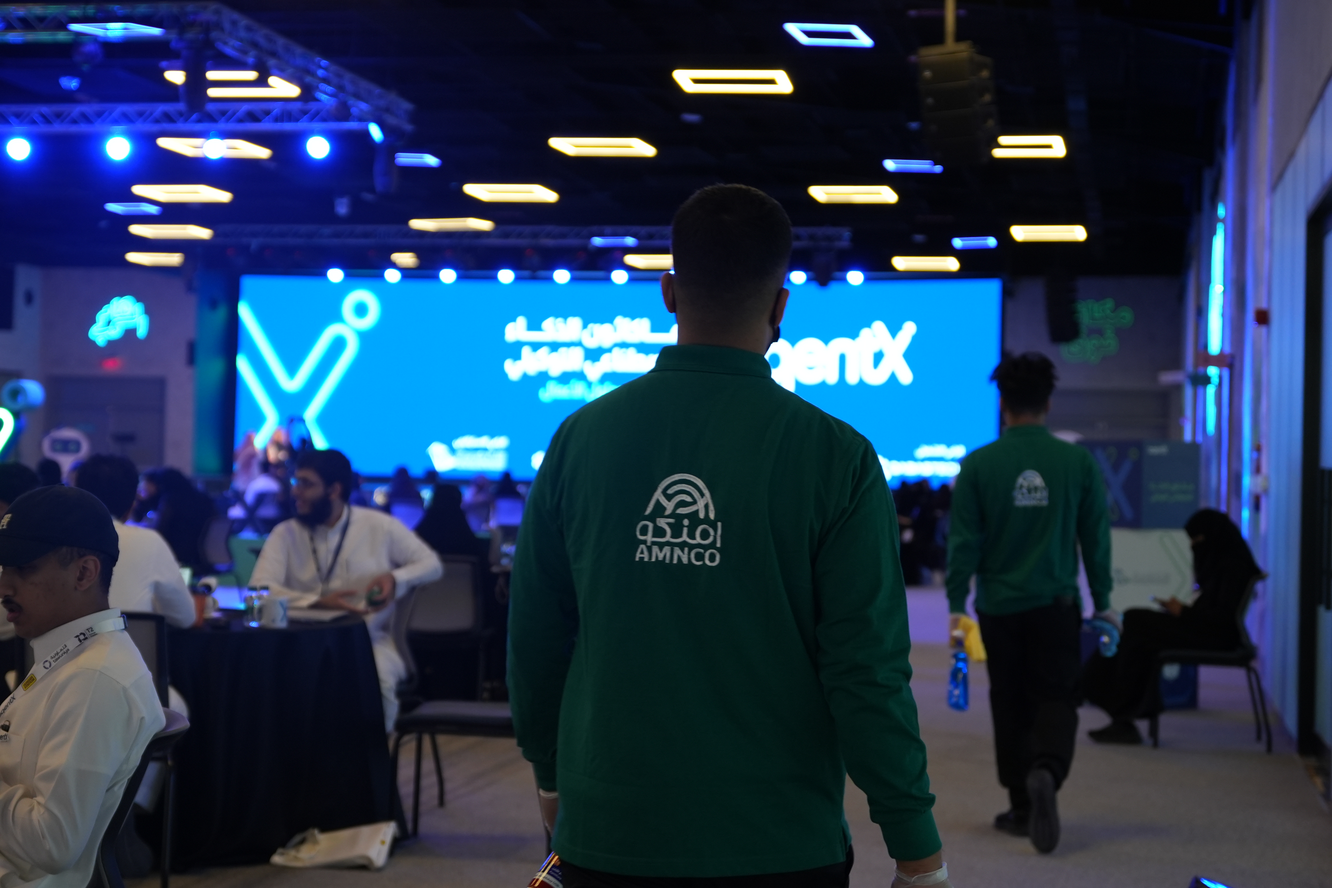 امنكو لإدارة المرافق المحدودة تتألق في تقديم خدمات النظافة لمعرض الهاكاثون في الرياض والقصيم